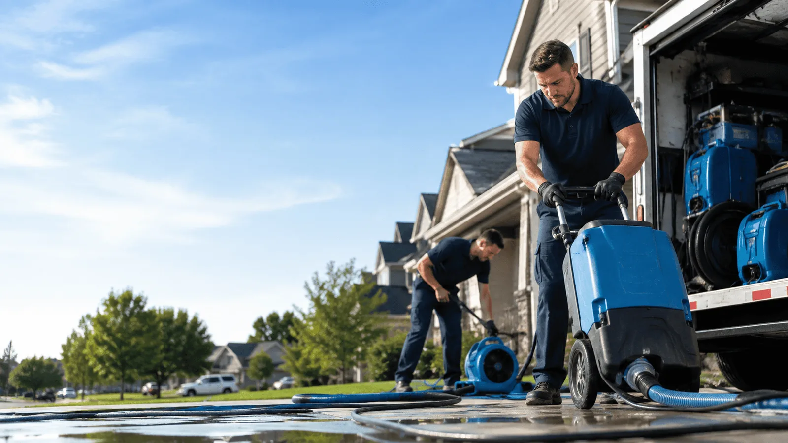 Dehumidification being performed in Mottville, NY